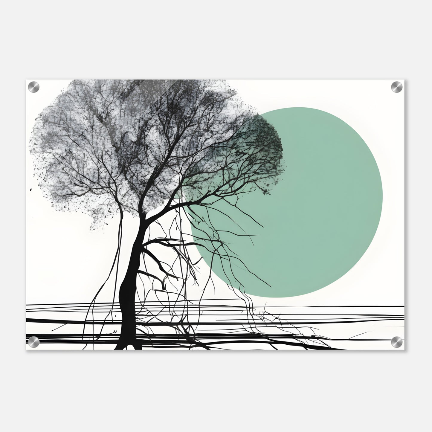 Tree Essence - Minimalist Abstract Acrylic Print