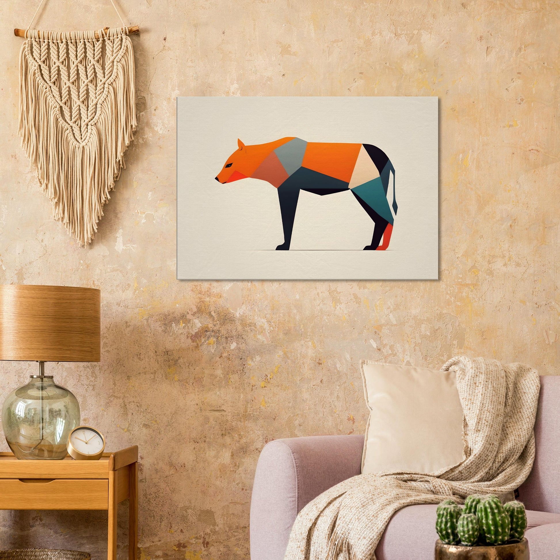 Polygonal Animal - Modern Minimalist Wall Art