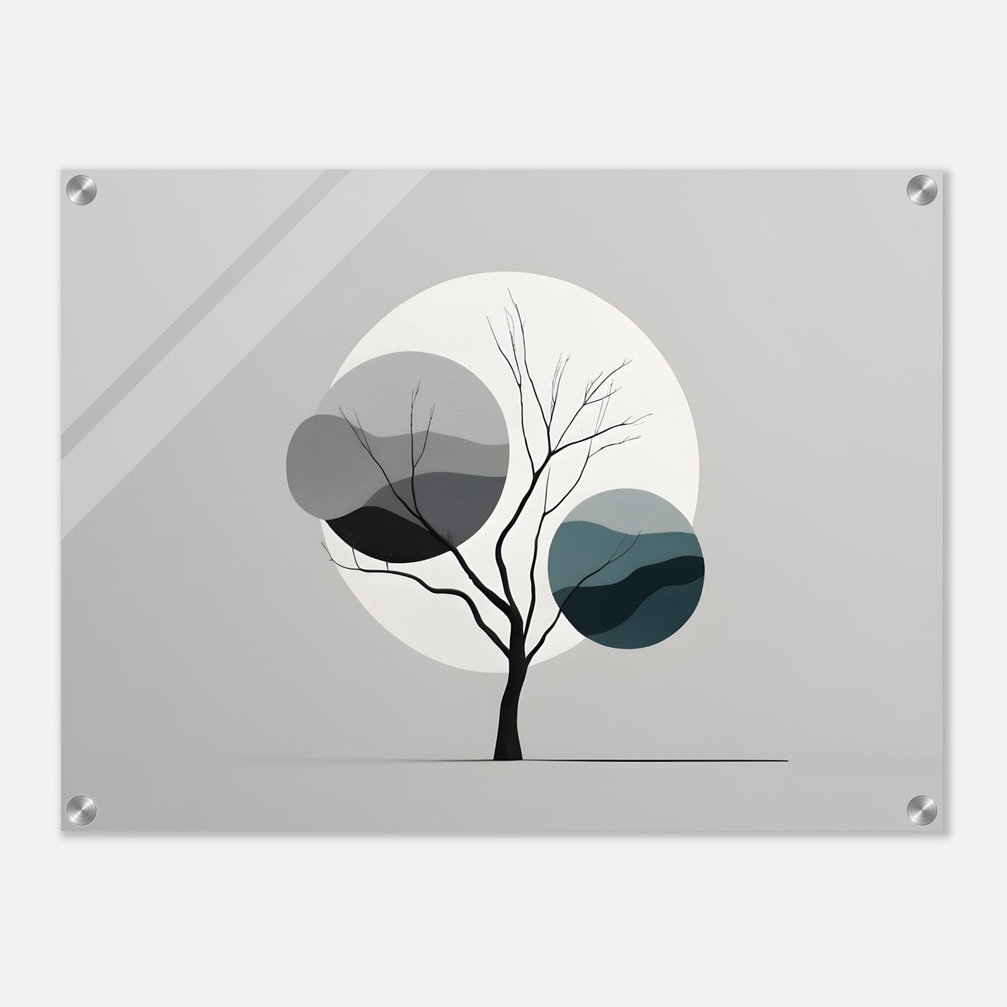 Elegant Minimalist Tree Acrylic Print for Modern Decor