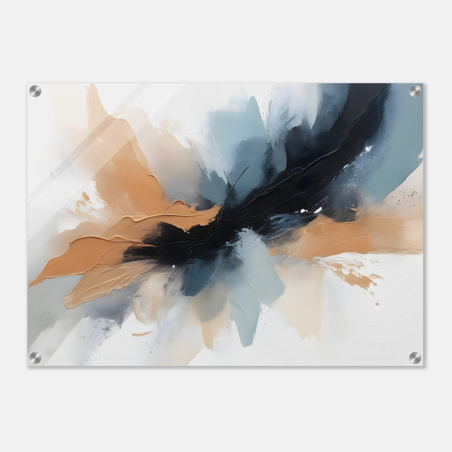 Captivating Splendor: Minimalist Abstract Acrylic Art