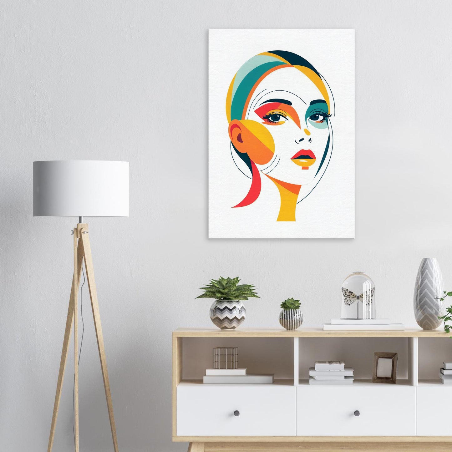 Radiant Beauty - Eye-Catching Minimalist Abstract Art