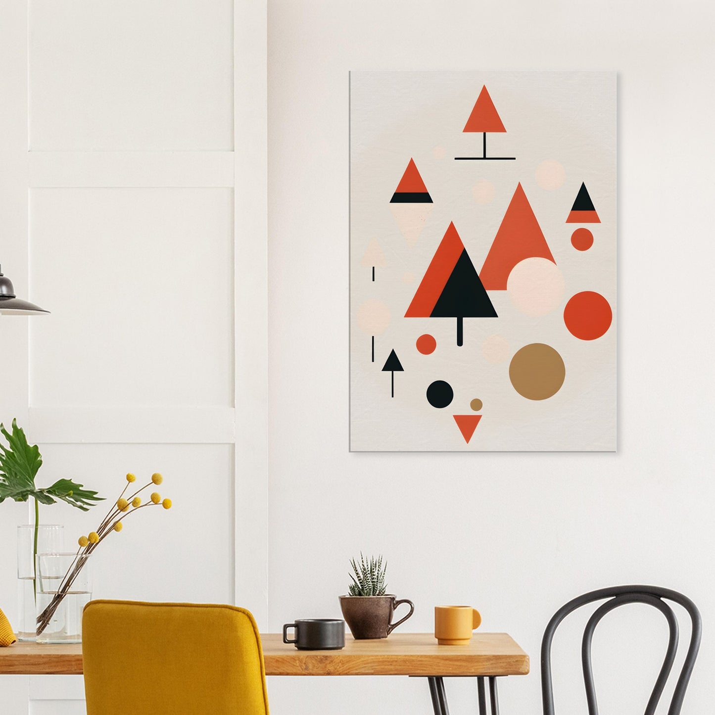 Minimalist Christmas Trees - Abstract Wall Art