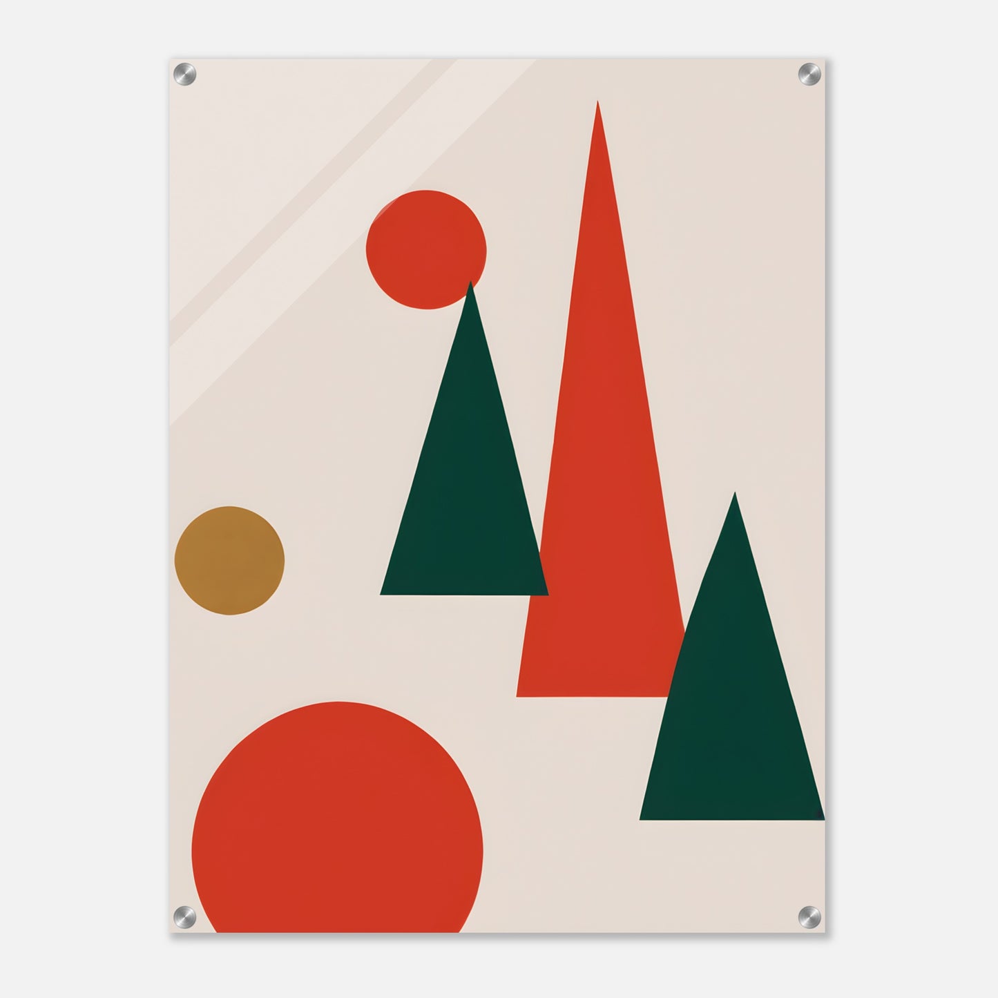 Christmas Whimsy - Modern Abstract Wall Art