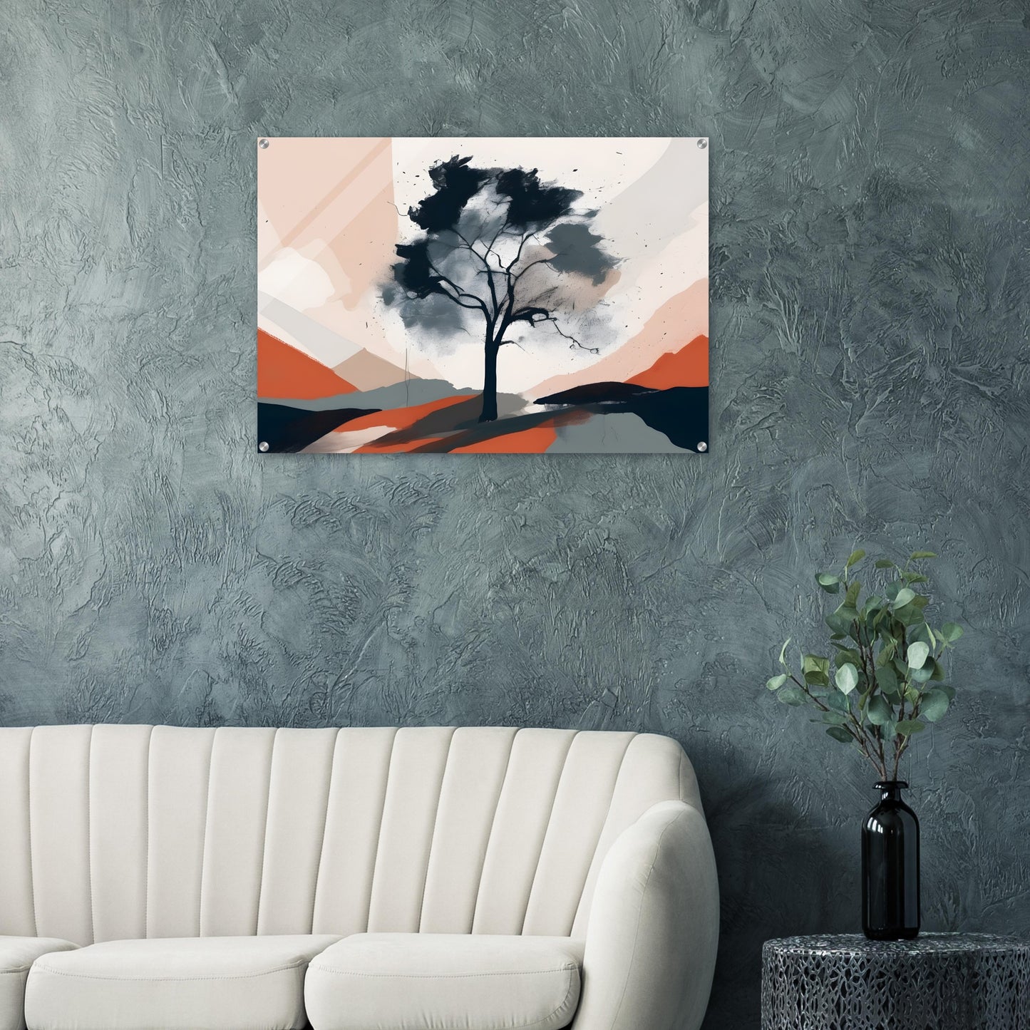 Whimsical Tree - Minimalist Abstract Acrylic Print Art