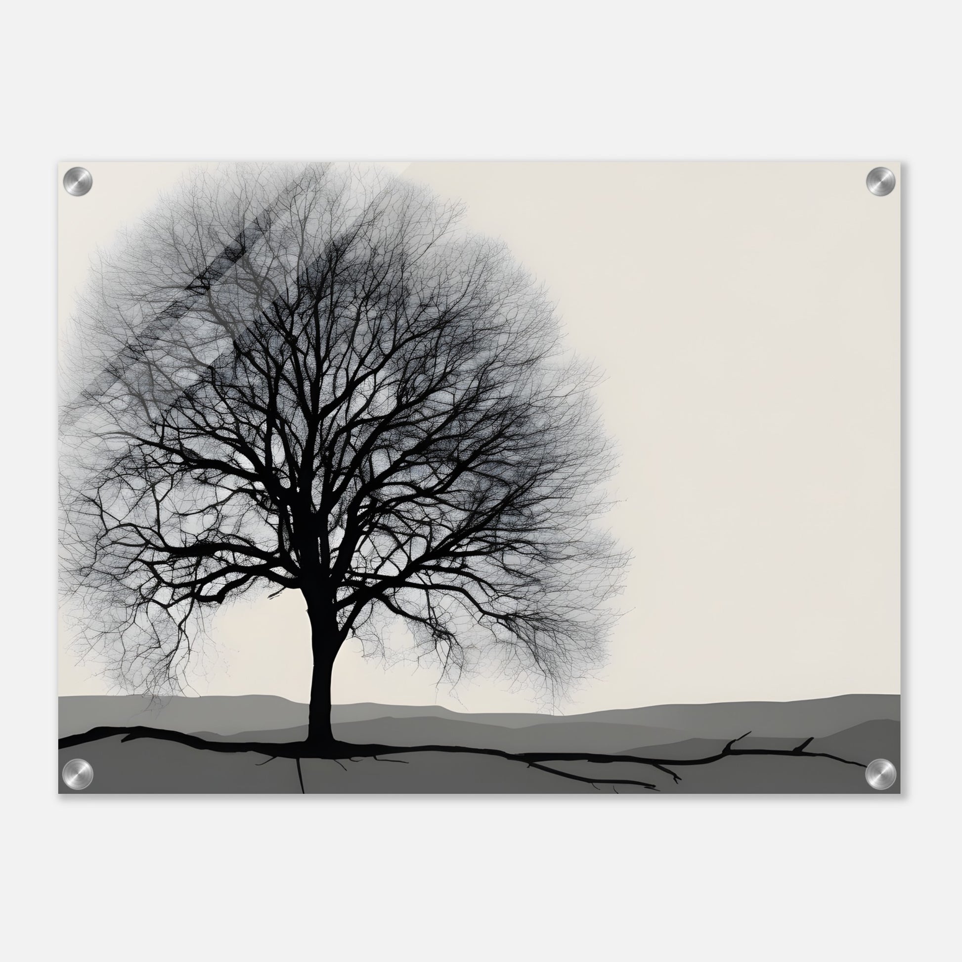 Barren Beauty - Striking Minimalist Abstract Wall Art