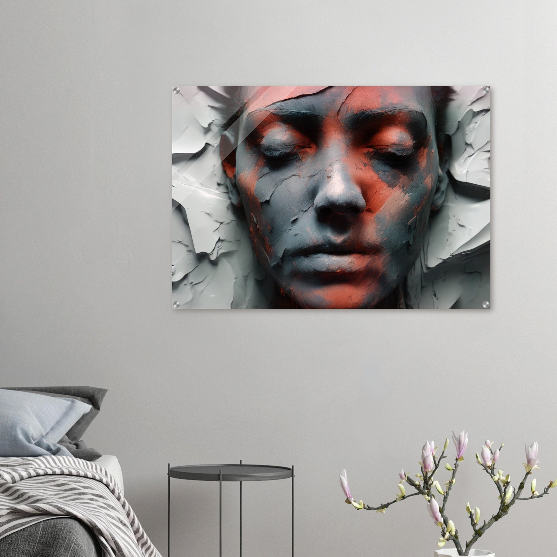 Acrylic print, plexiglass, wall art,Silent Metamorphosis - Wall Art