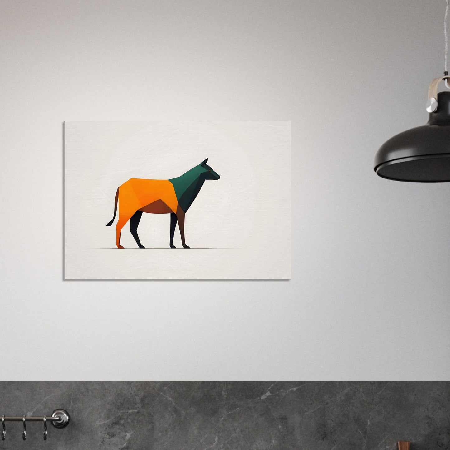 Abstract Canine - Modern Minimalist Art for Home Decor