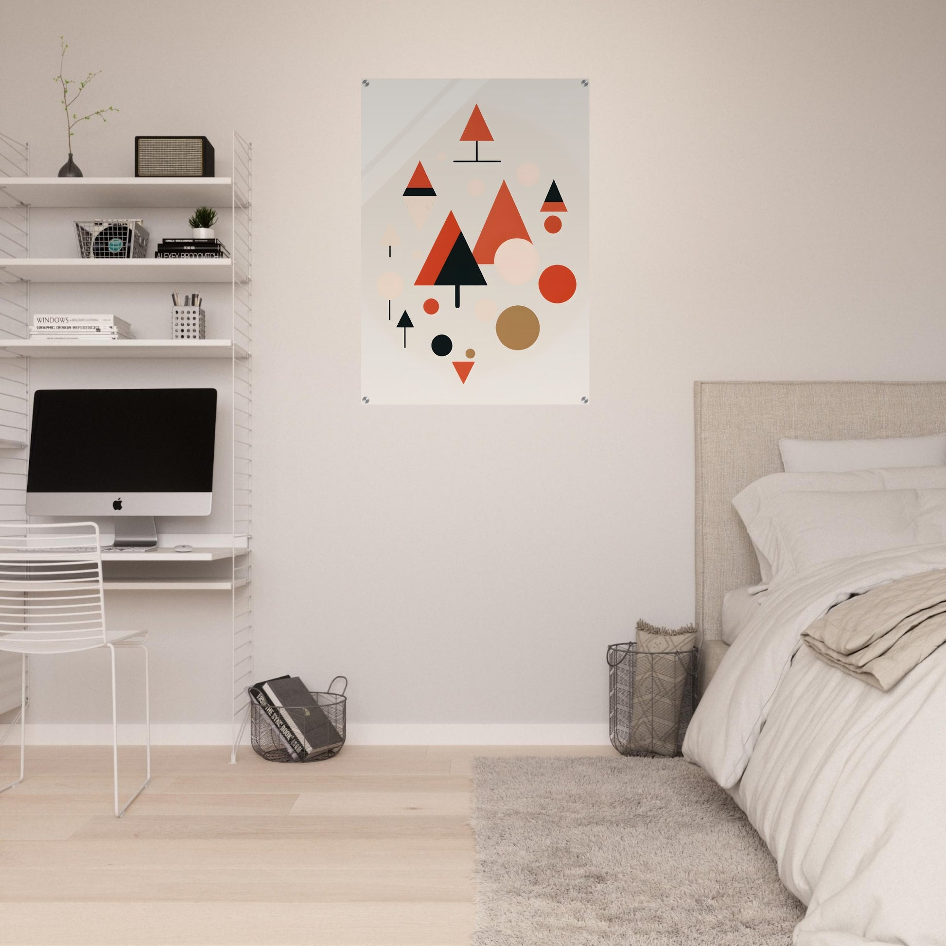 Whimsical Forest - Abstract Christmas Wall Art for Modern Homes