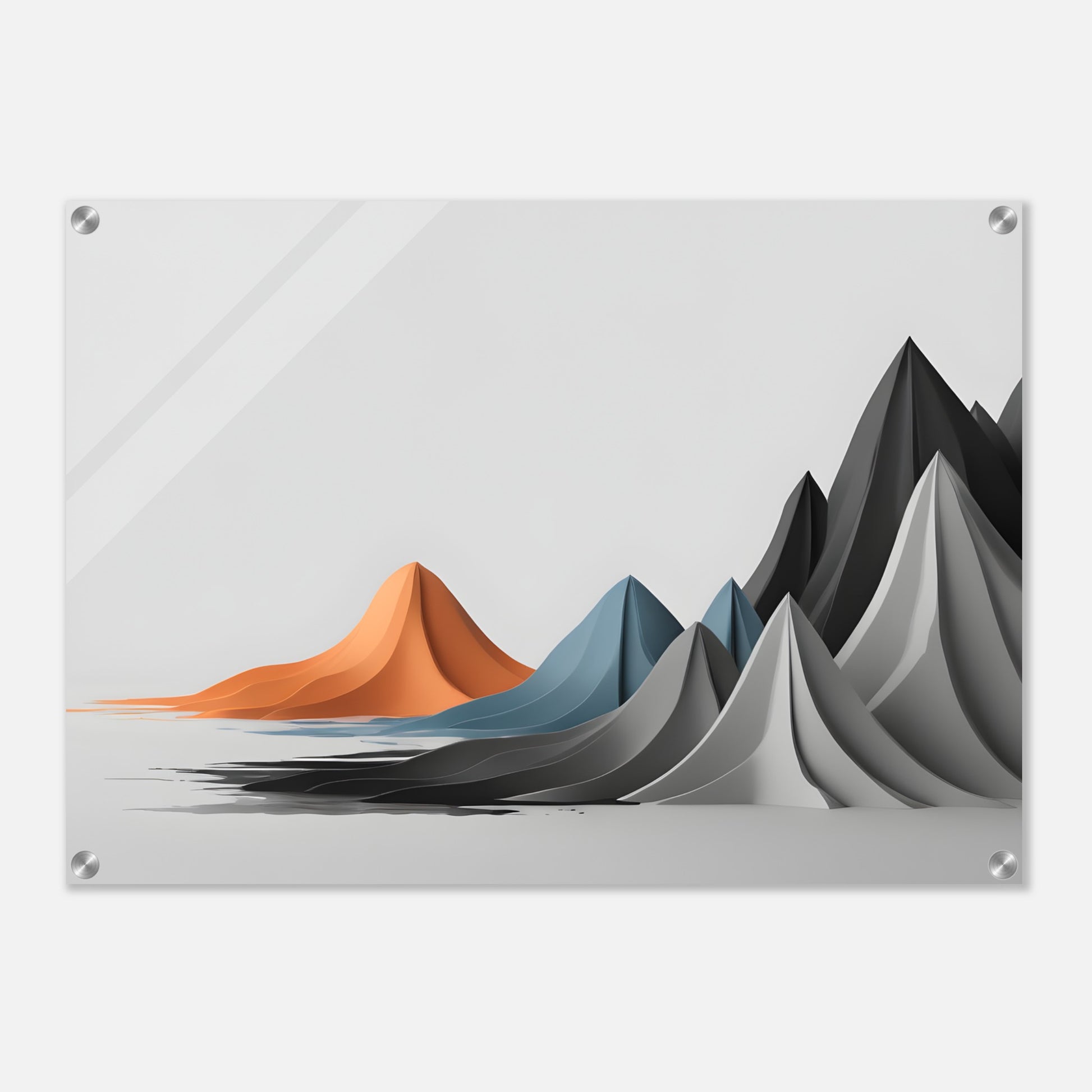 Stunning Minimalist Abstract Acrylic Print for Modern Spaces