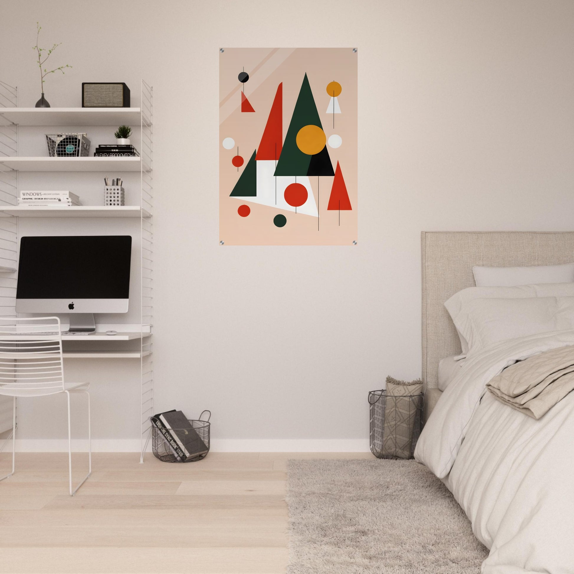 Harmony Trees - Minimalist Abstract Christmas Wall Art