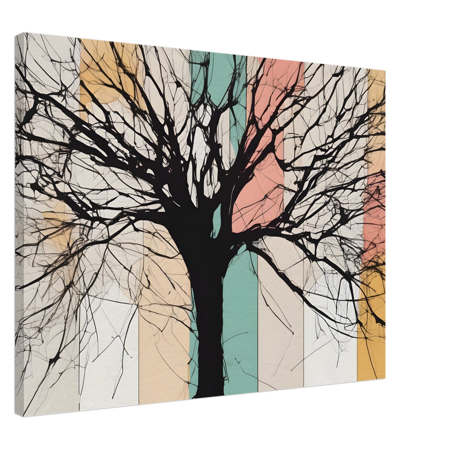 Branches - Minimalist Abstract Tree Canvas Art