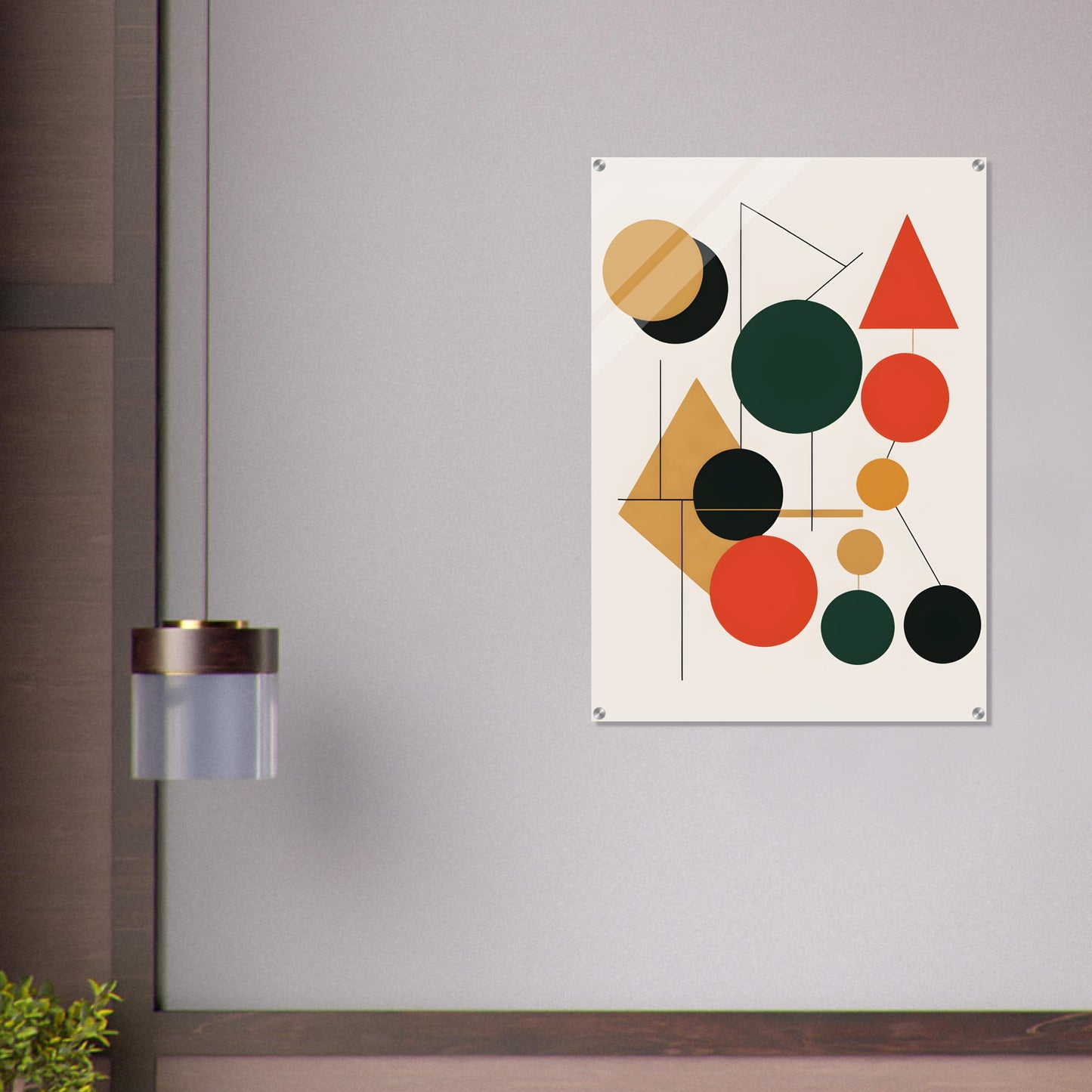 Harmony - Minimalist Abstract Christmas Wall Art