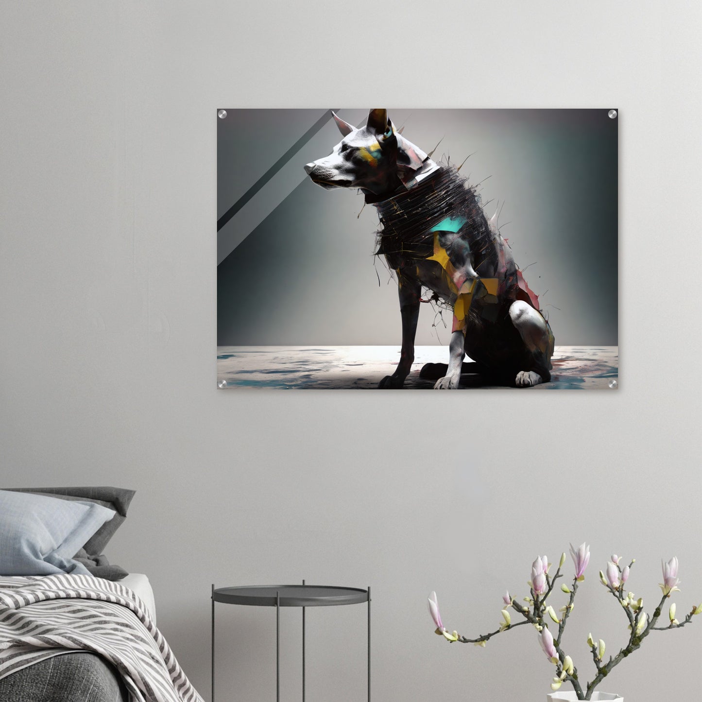 Acrylic print, plexiglass, wall art,Armored Silence - Wall Art