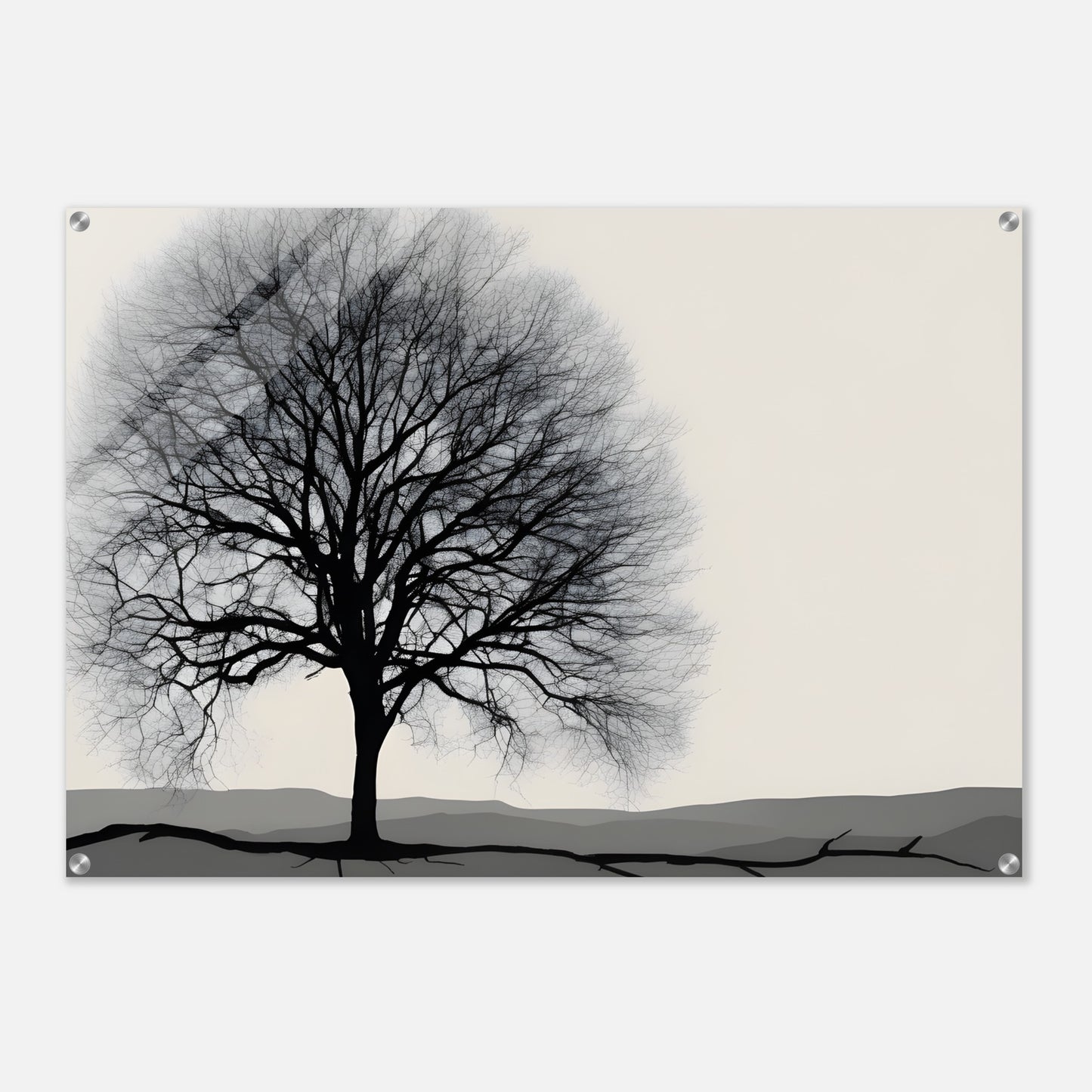 Barren Beauty - Striking Minimalist Abstract Wall Art