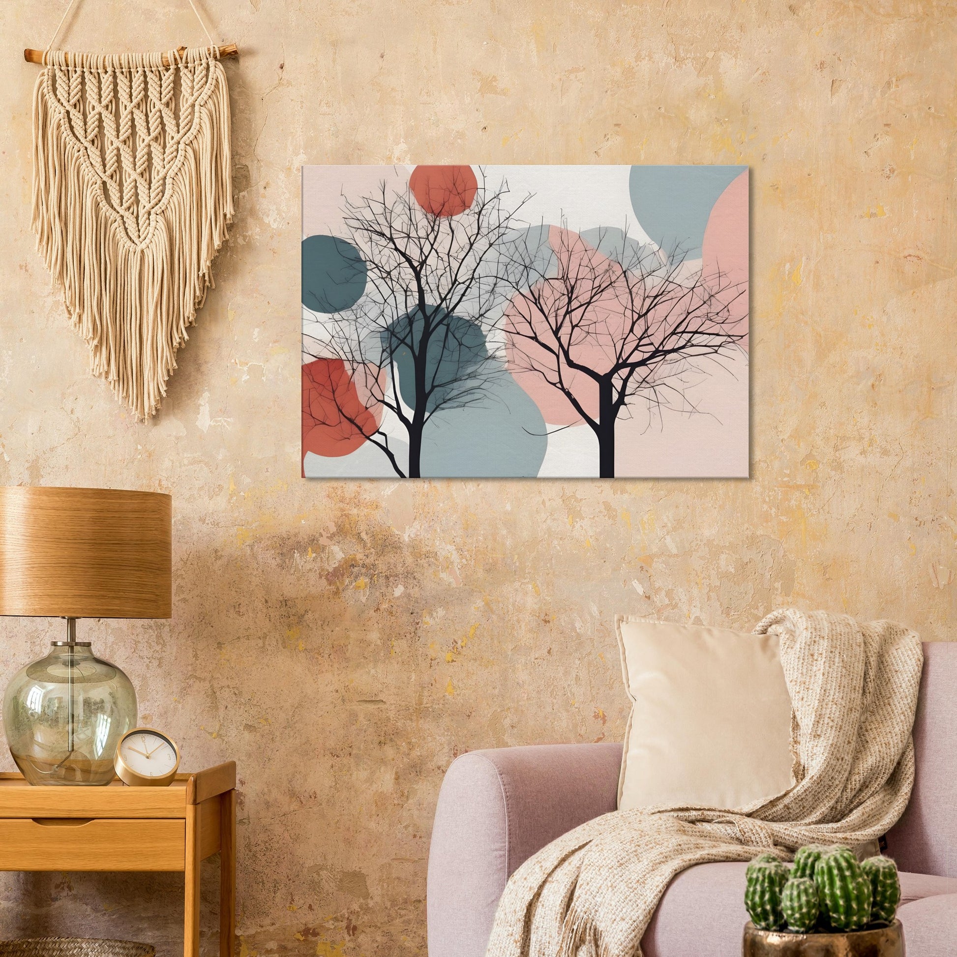 Silhouette Serenity: Minimalist Abstract Wall Art