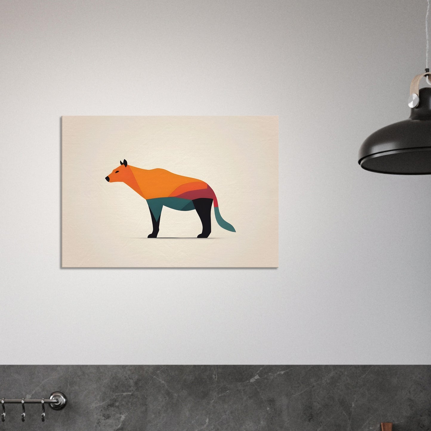 Harmony - Vibrant Abstract Animal Canvas Art