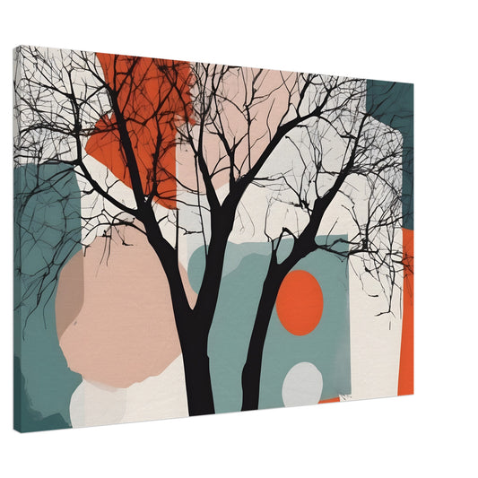 Whisper Trees Minimalist Abstract Wall Art