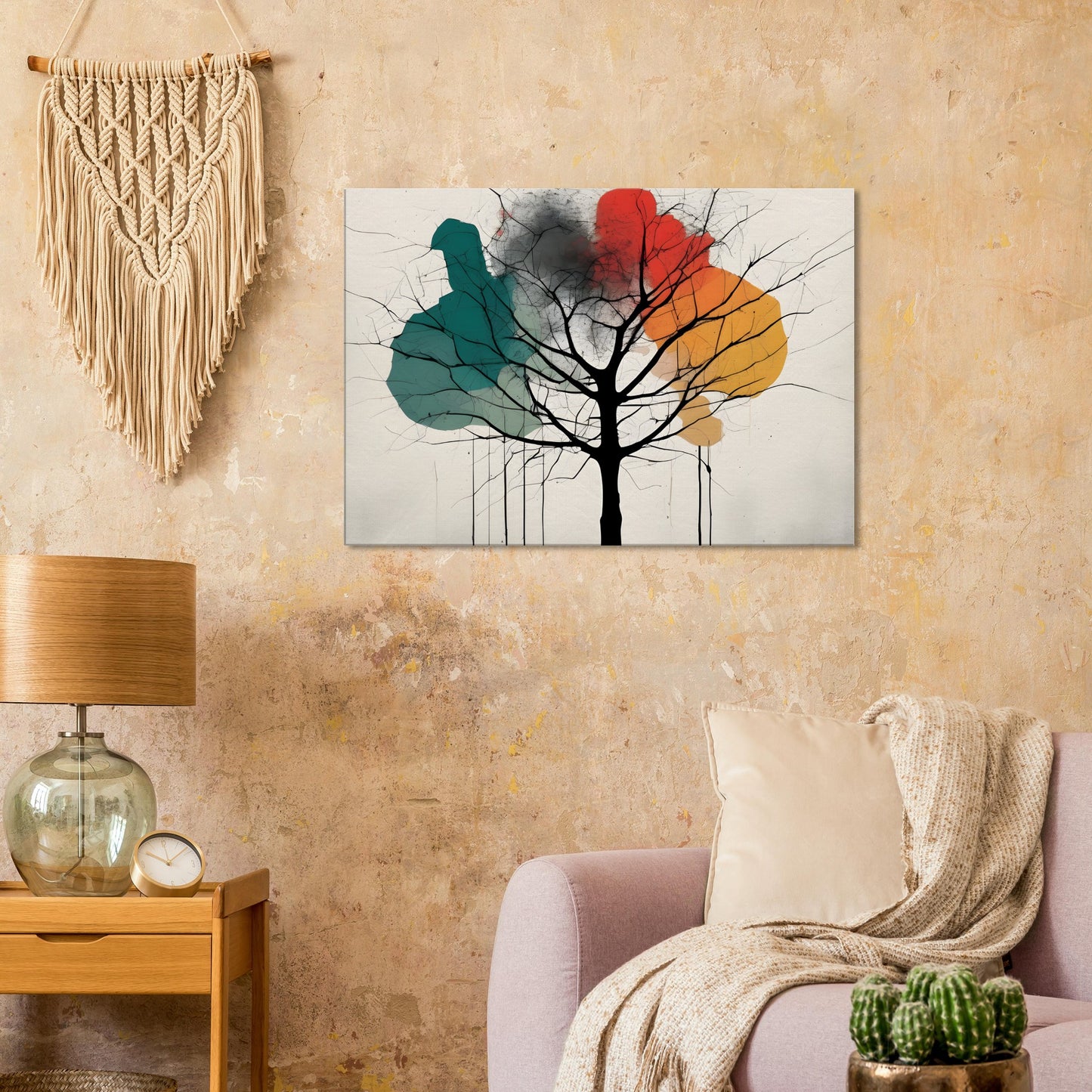 Tree Tranquility - Minimalist Abstract Wall Art