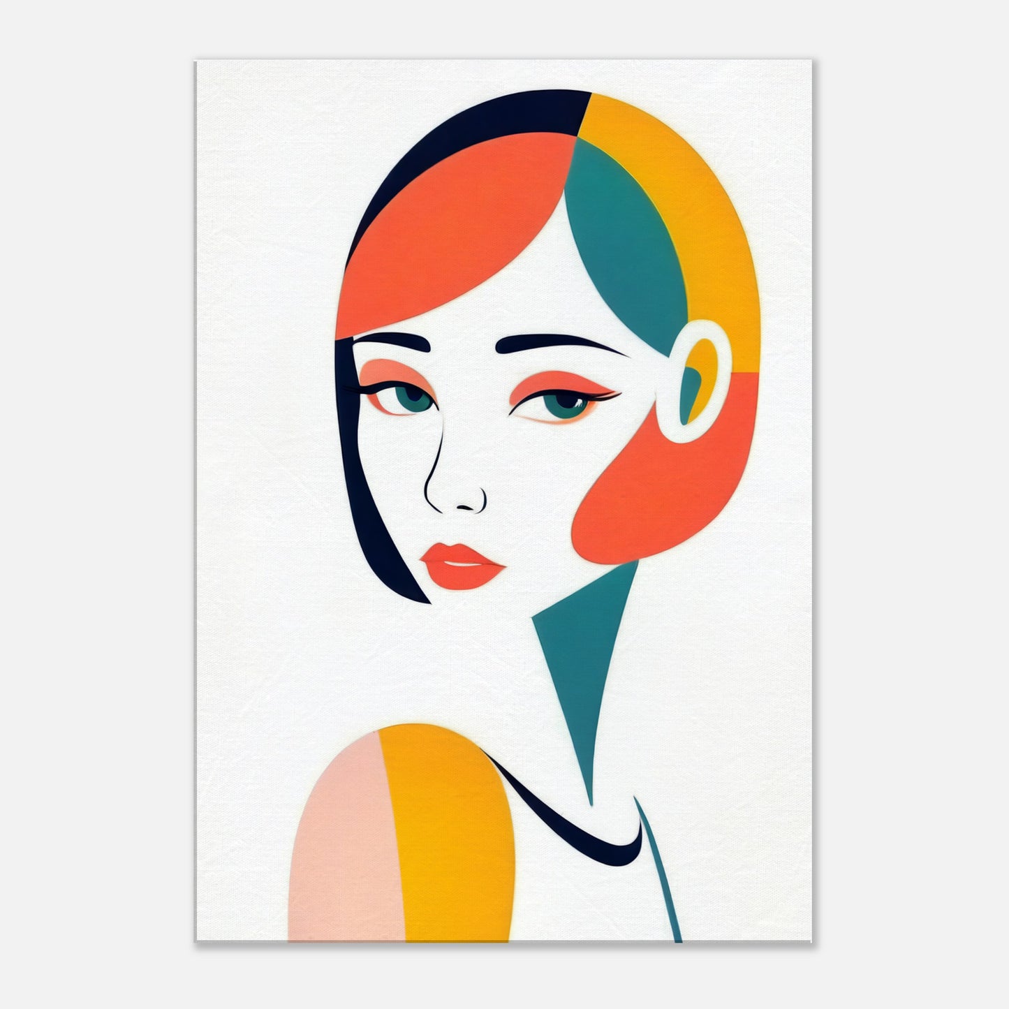 Essence – Minimalist Abstract Portrait Art