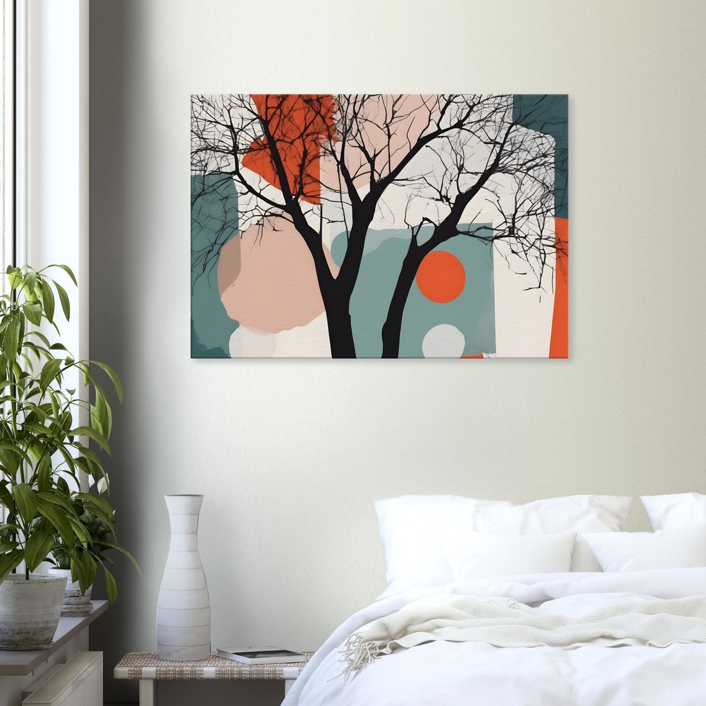 Whisper Trees Minimalist Abstract Wall Art