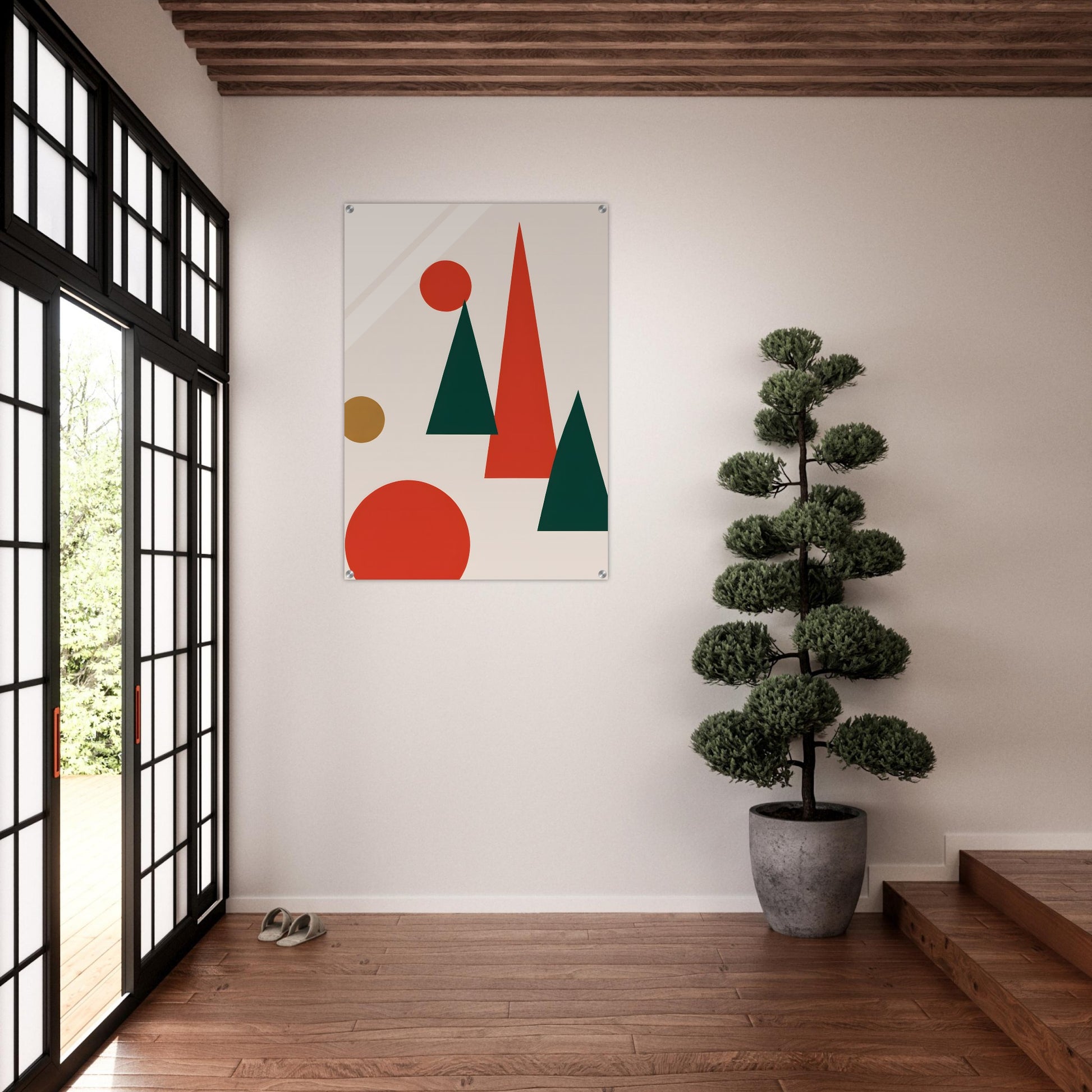 Christmas Whimsy - Modern Abstract Wall Art