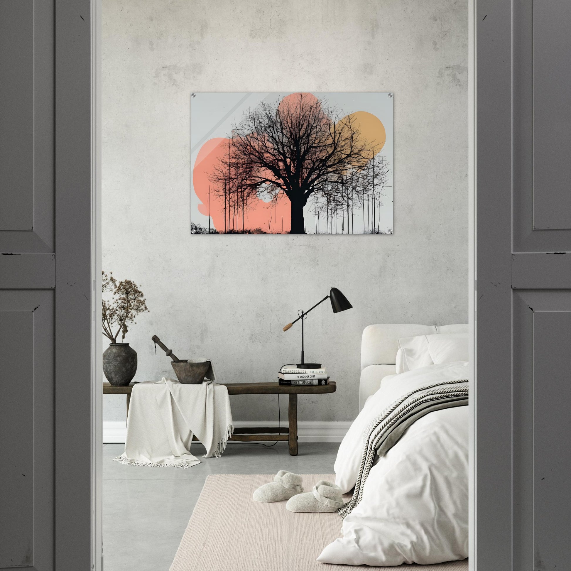 Silhouette Serenity - Minimalist Abstract Wall Art