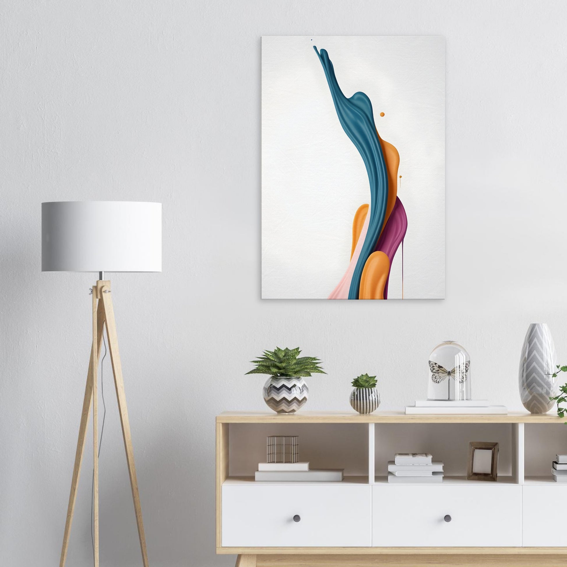 Elegant Minimalist Abstract Wall Art Print