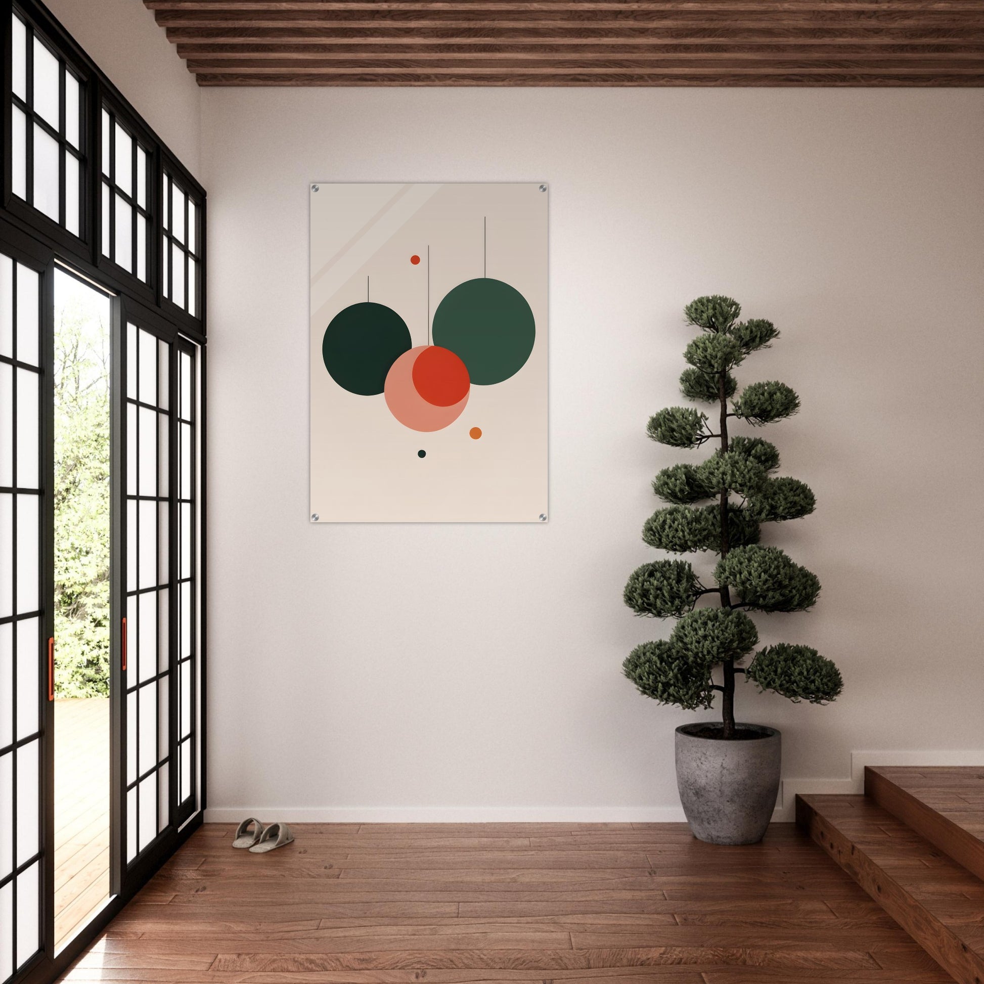 Harmony - Elegant Abstract Christmas Wall Art