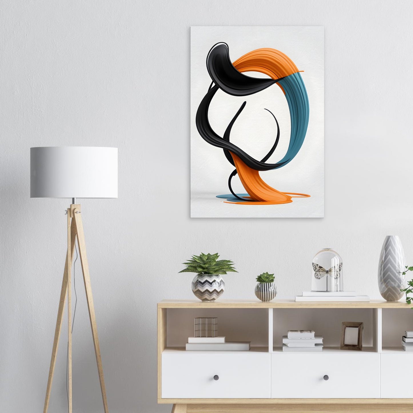 Stunning Minimalist Abstract Wall Art Canvas Print