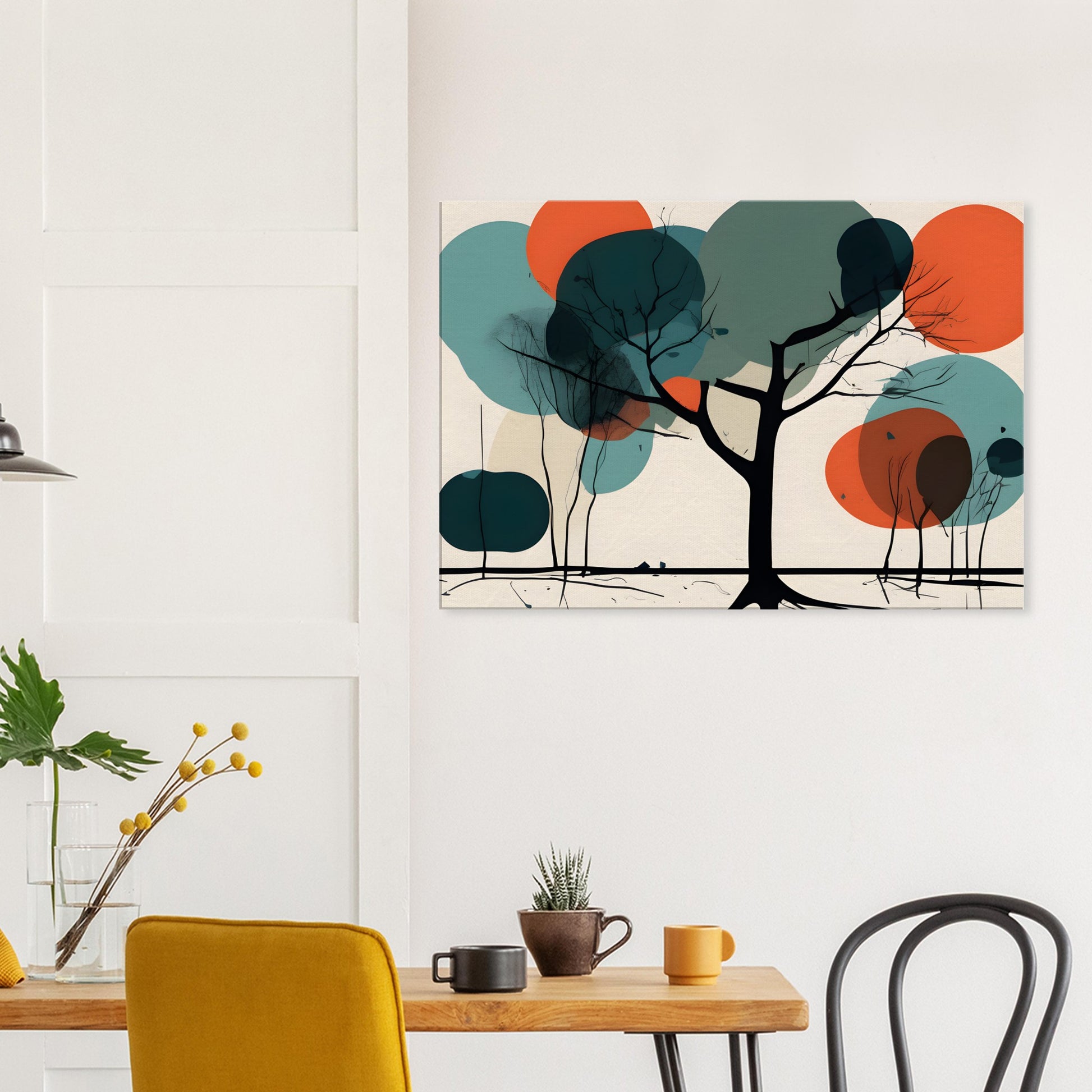 Serene Tree - Minimalist Abstract Wall Art