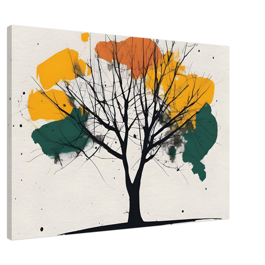 Tree Serenity Minimalist Art Canvas Print