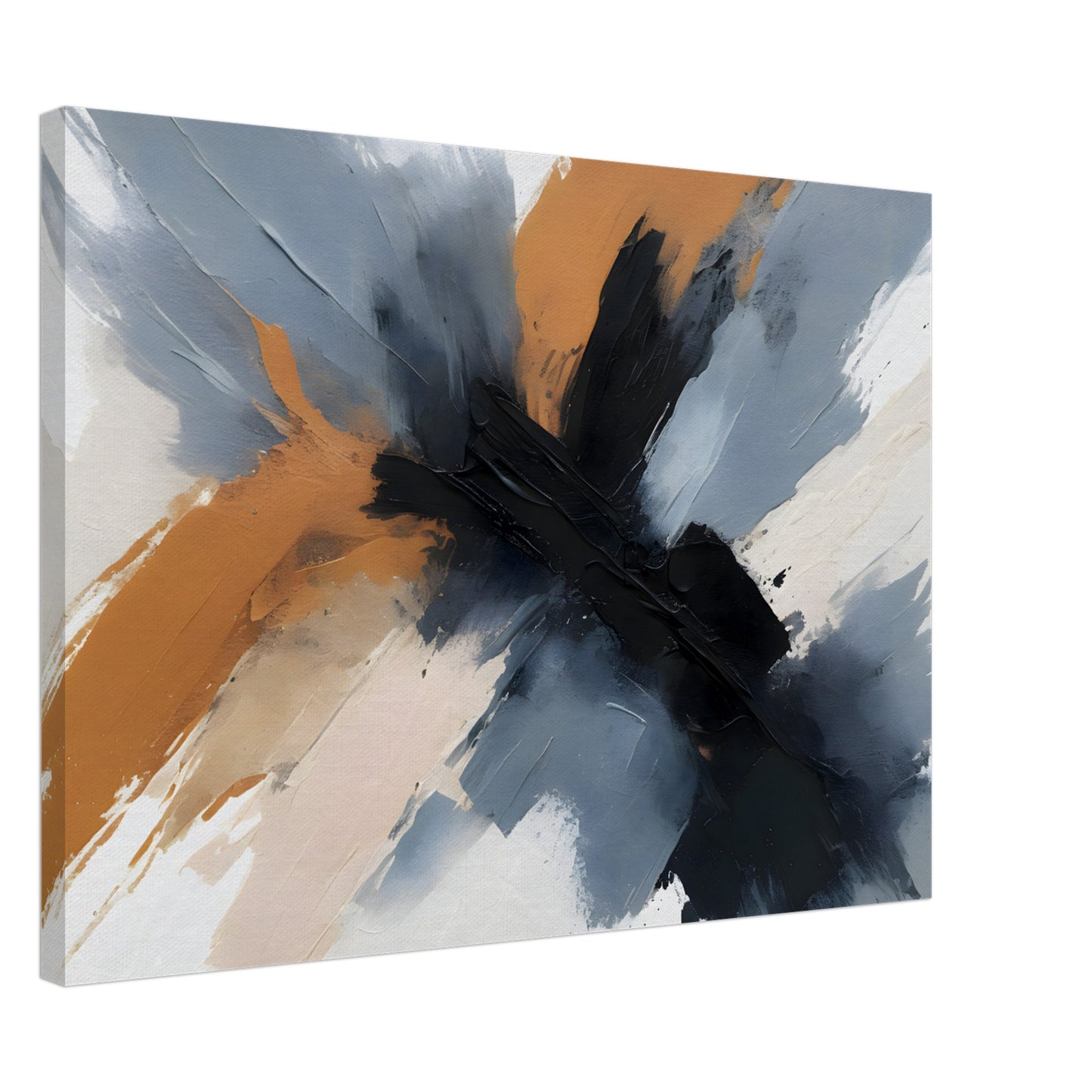 Elegant Chaos: Abstract Minimalist Canvas Art