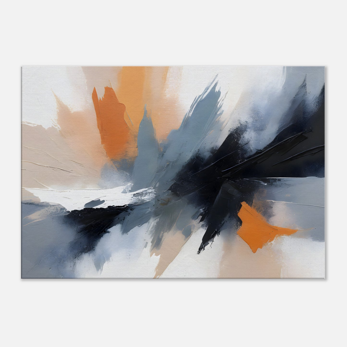 Majestic Serenity: Abstract Minimalist Wall Art