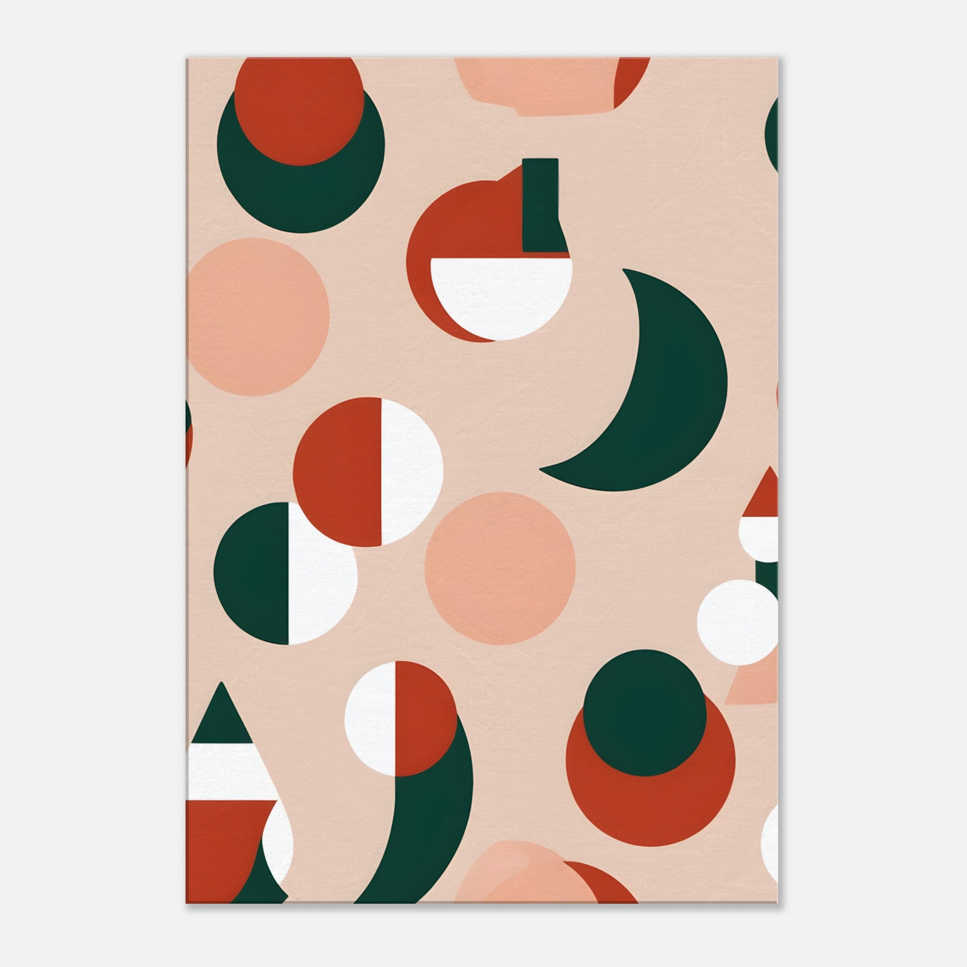 Harmonious Christmas - Minimalist Abstract Wall Art for Holiday Décor