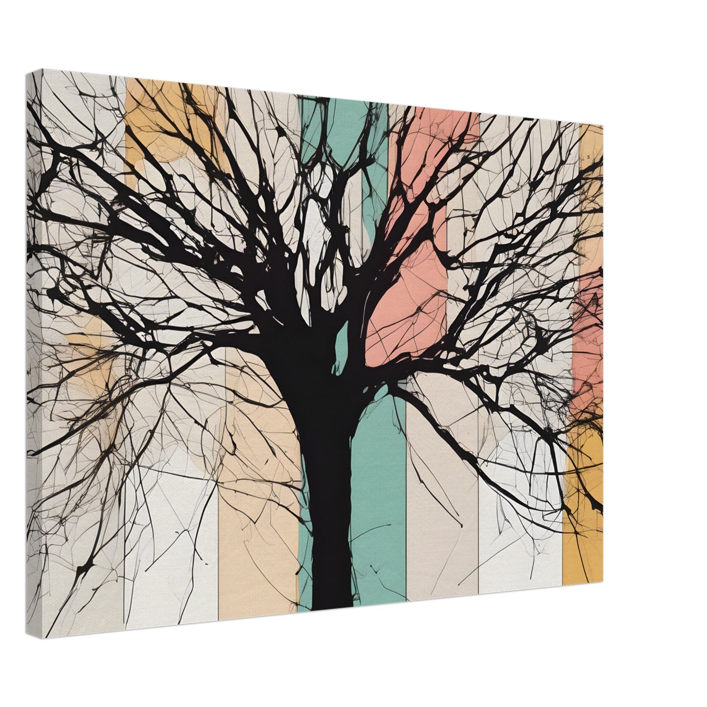 Branches - Minimalist Abstract Tree Canvas Art