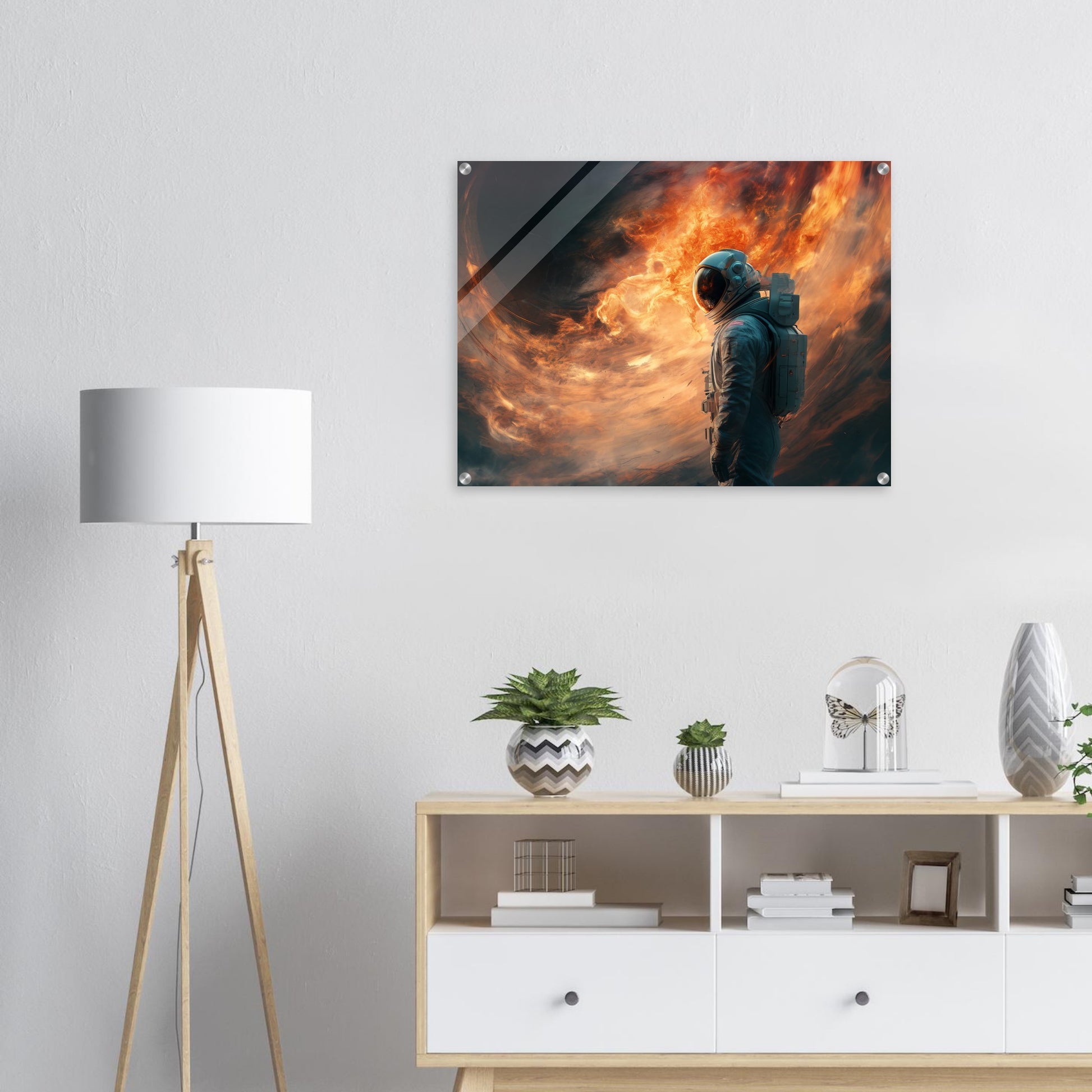 Acrylic print, plexiglass, wall art,Beyond the Flame