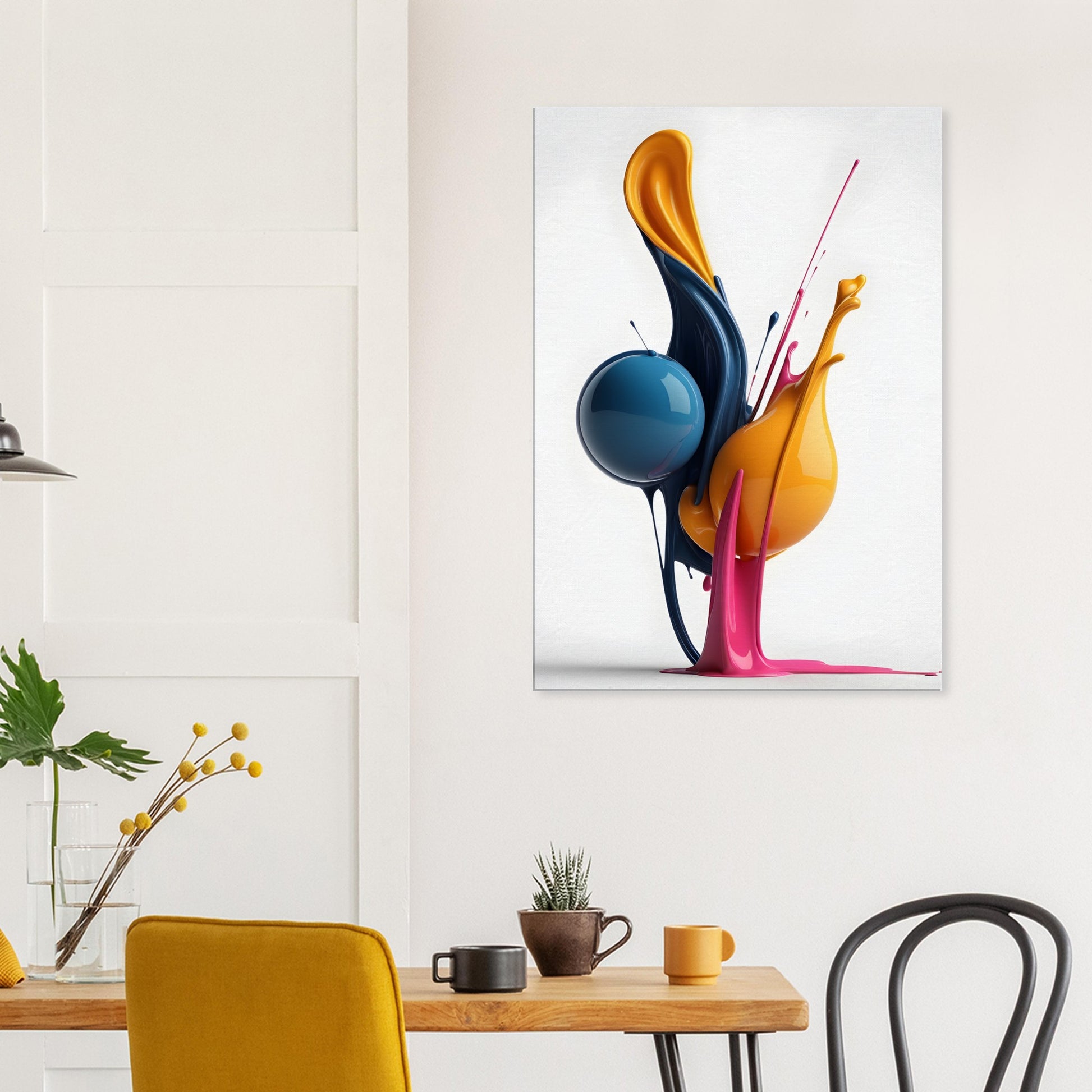 Bold Minimalist Abstract Wall Art for Modern Spaces