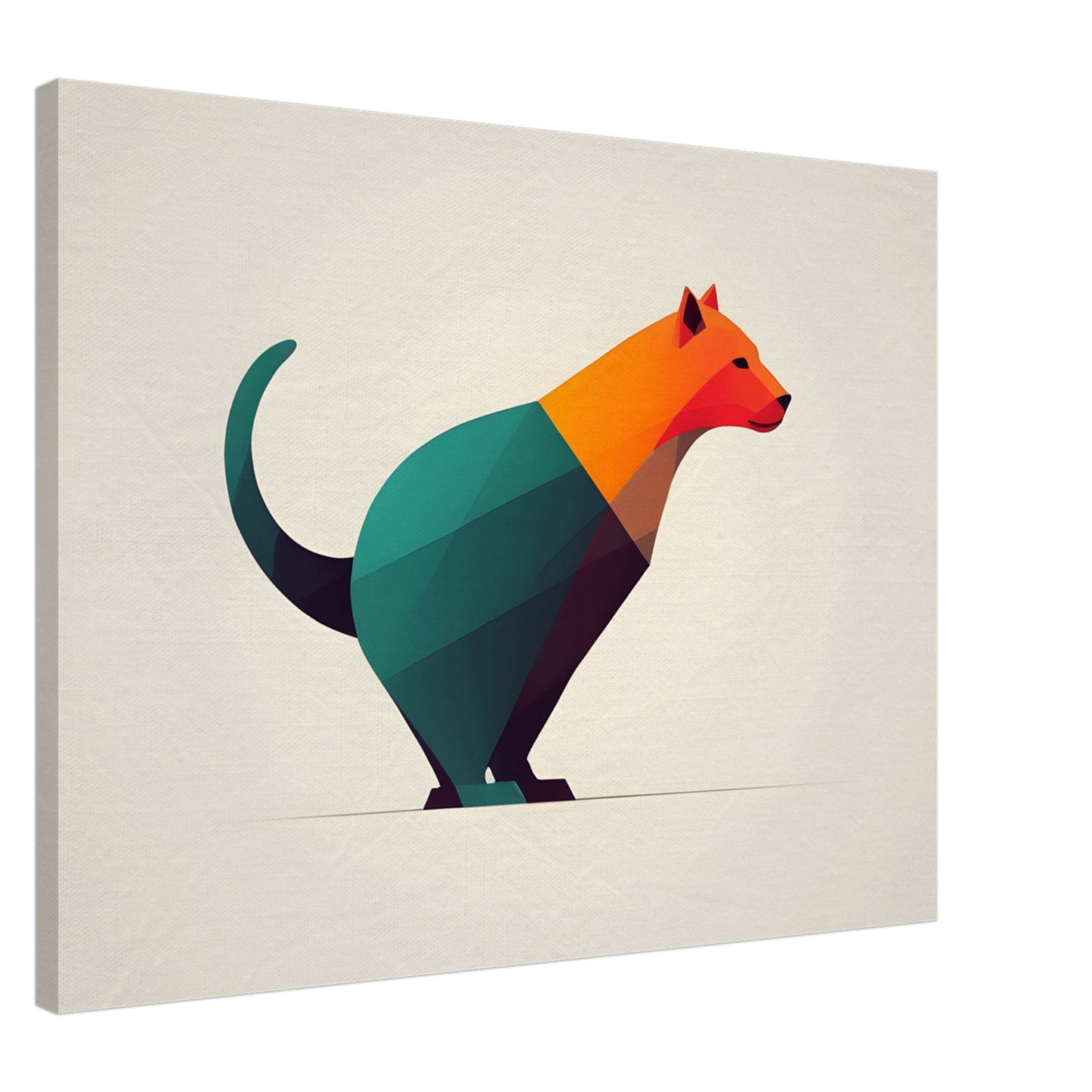 Harmony - Minimalist Abstract Animal Art for Home Decor