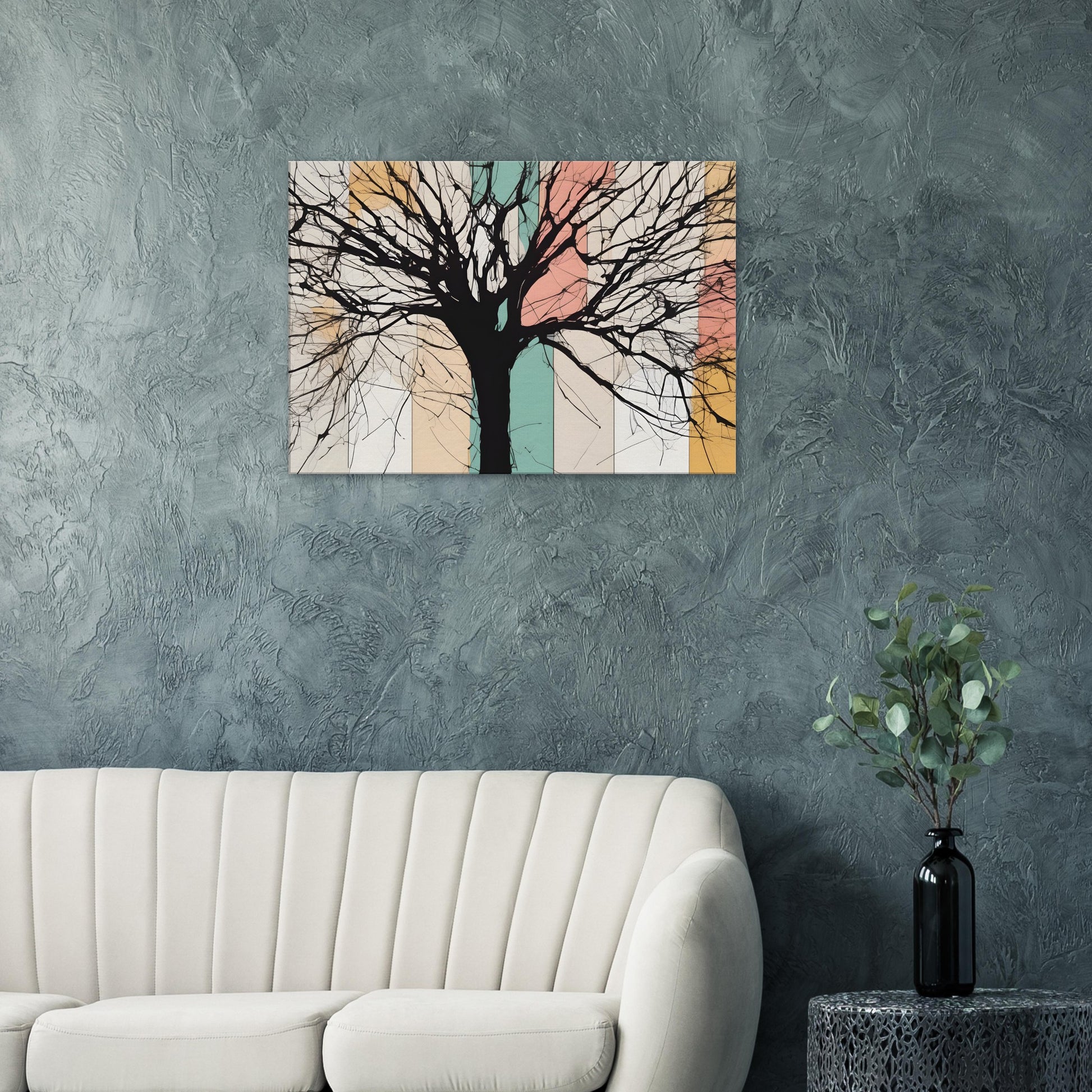 Branches - Minimalist Abstract Tree Canvas Art