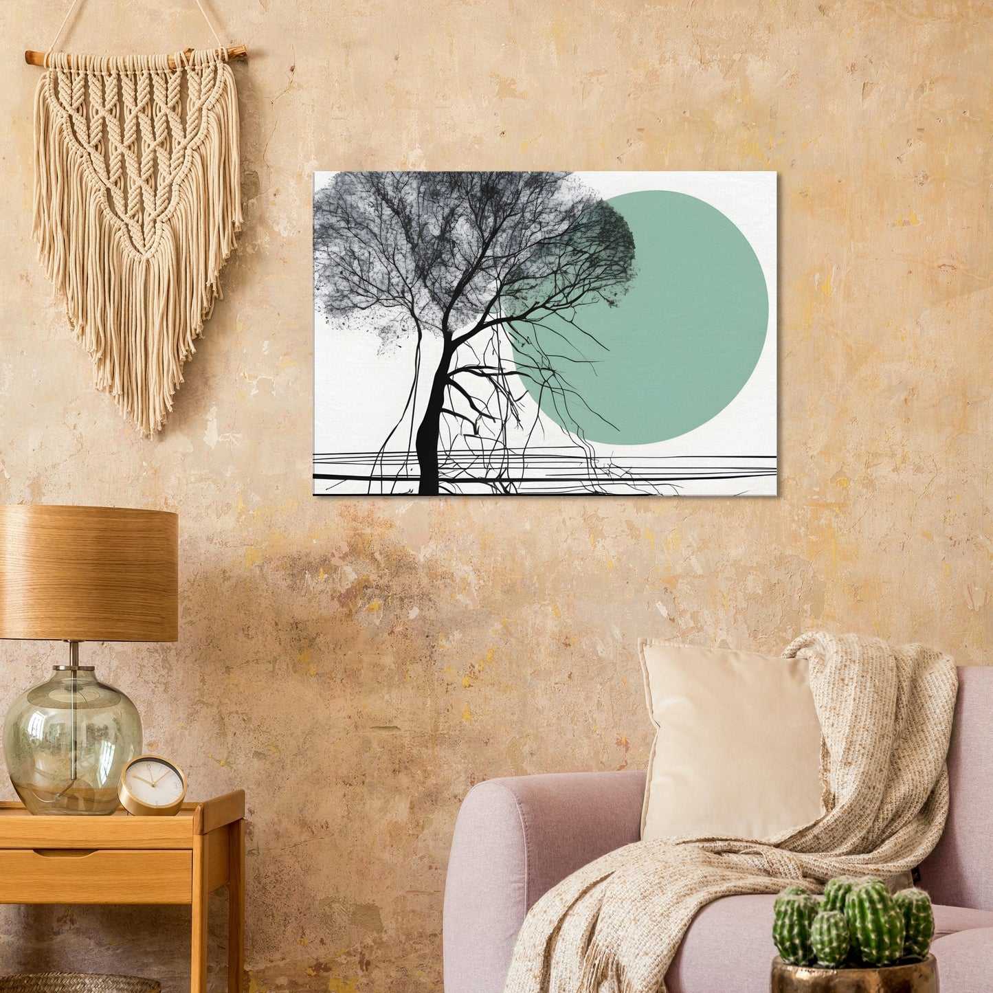 Roots Abstract Canvas Print