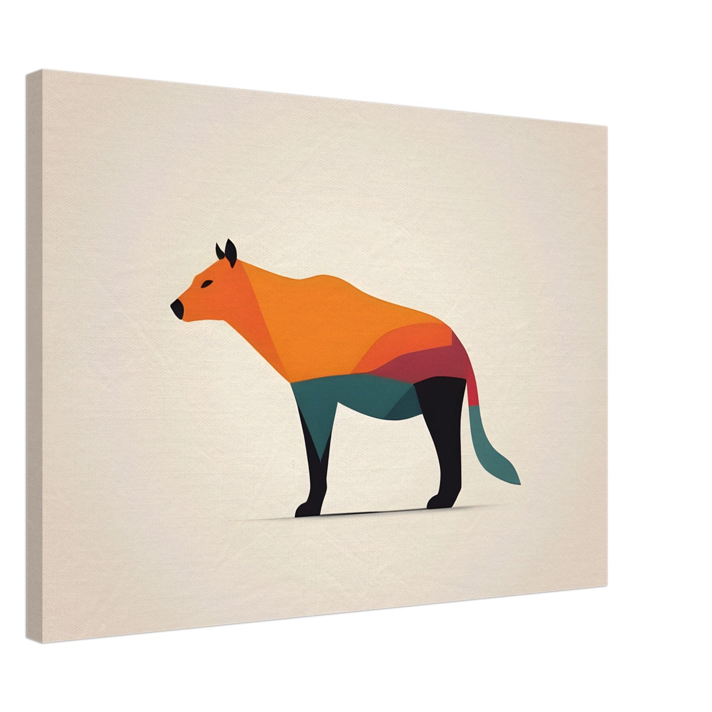 Harmony - Vibrant Abstract Animal Canvas Art