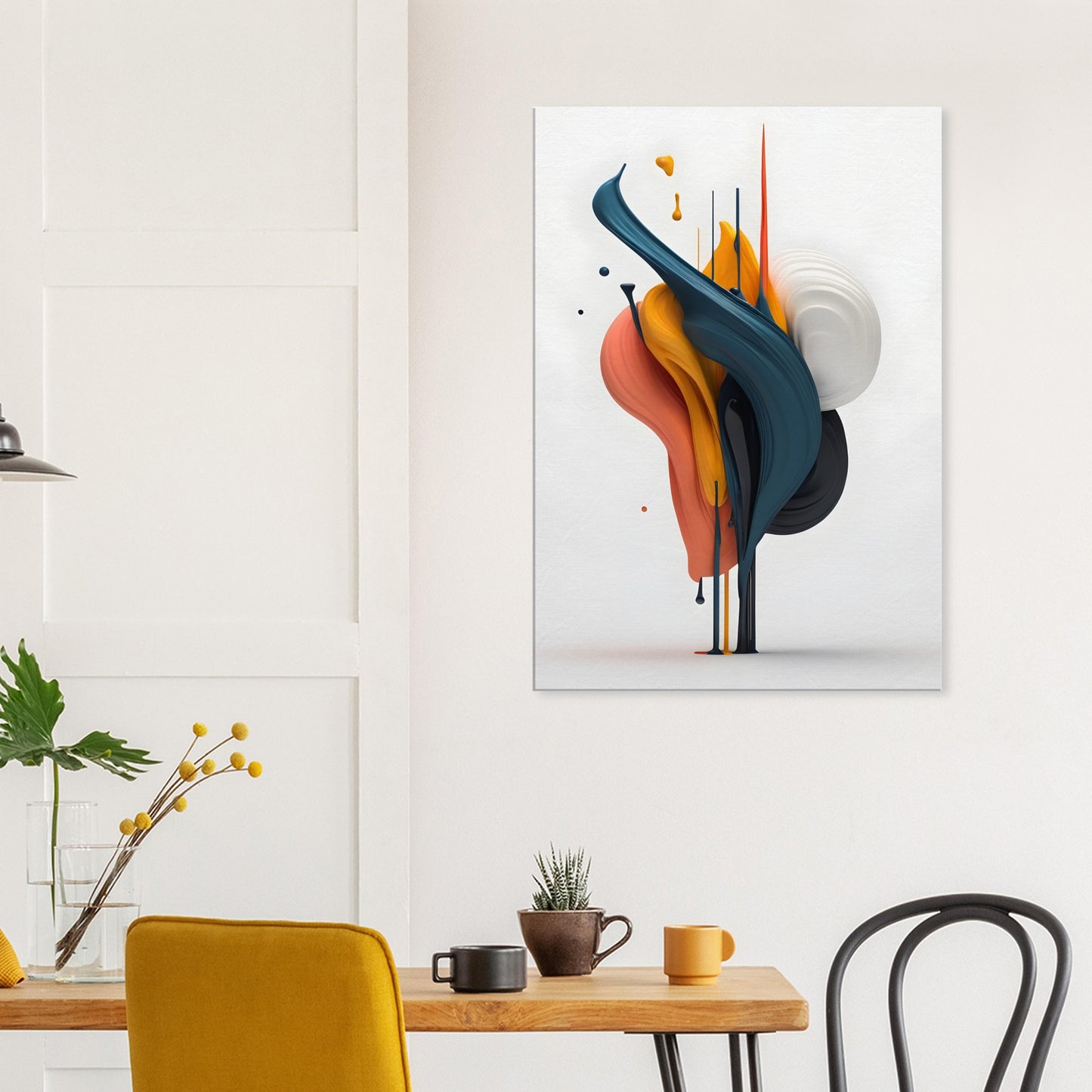 Vibrant Minimalist Abstract Art for Modern Decor