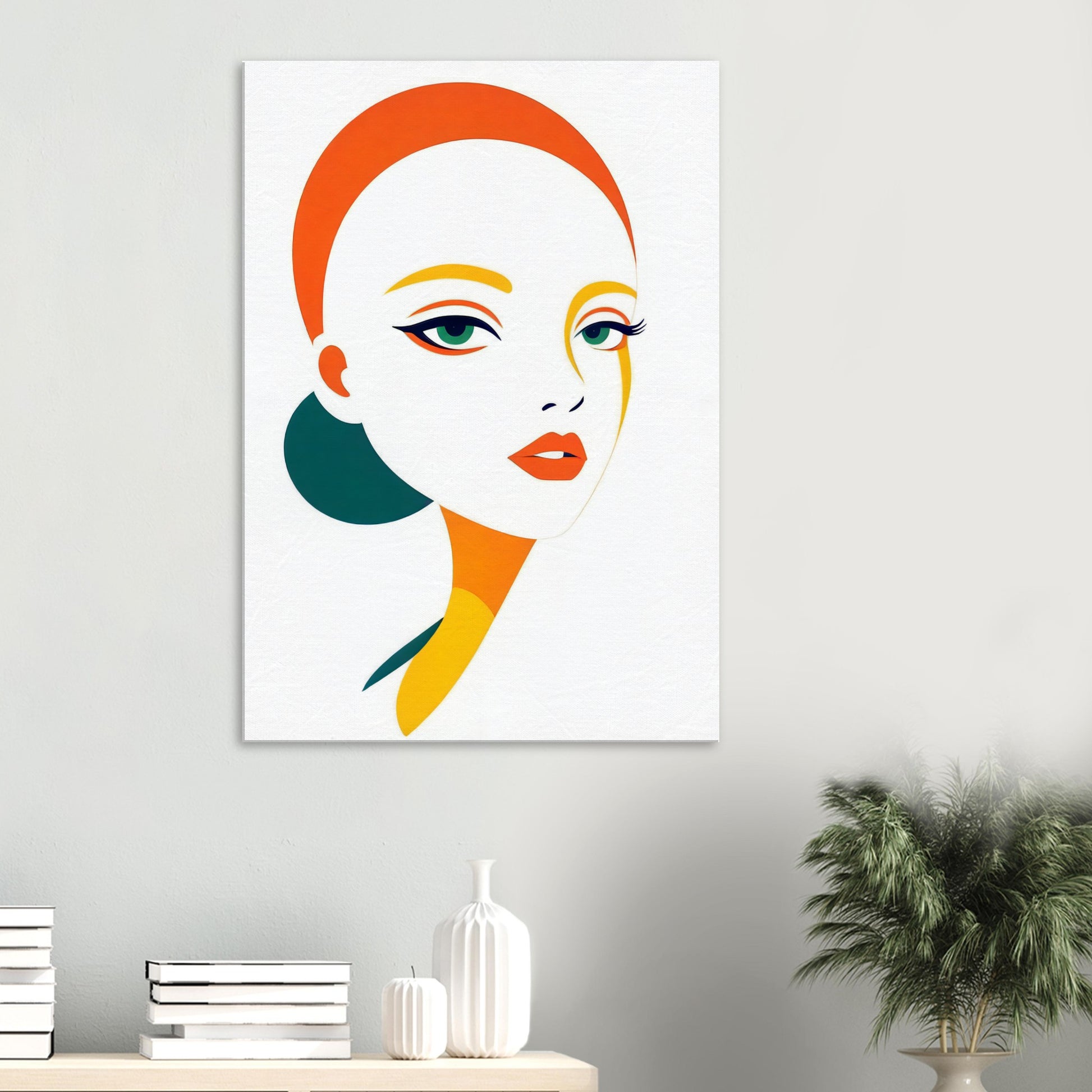 Serene Muse - Minimalist Abstract Art Print for Modern Spaces