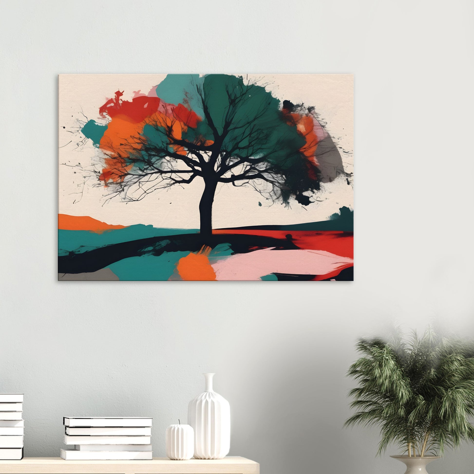 Tree of Serenity - Minimalist Abstract Wall Art