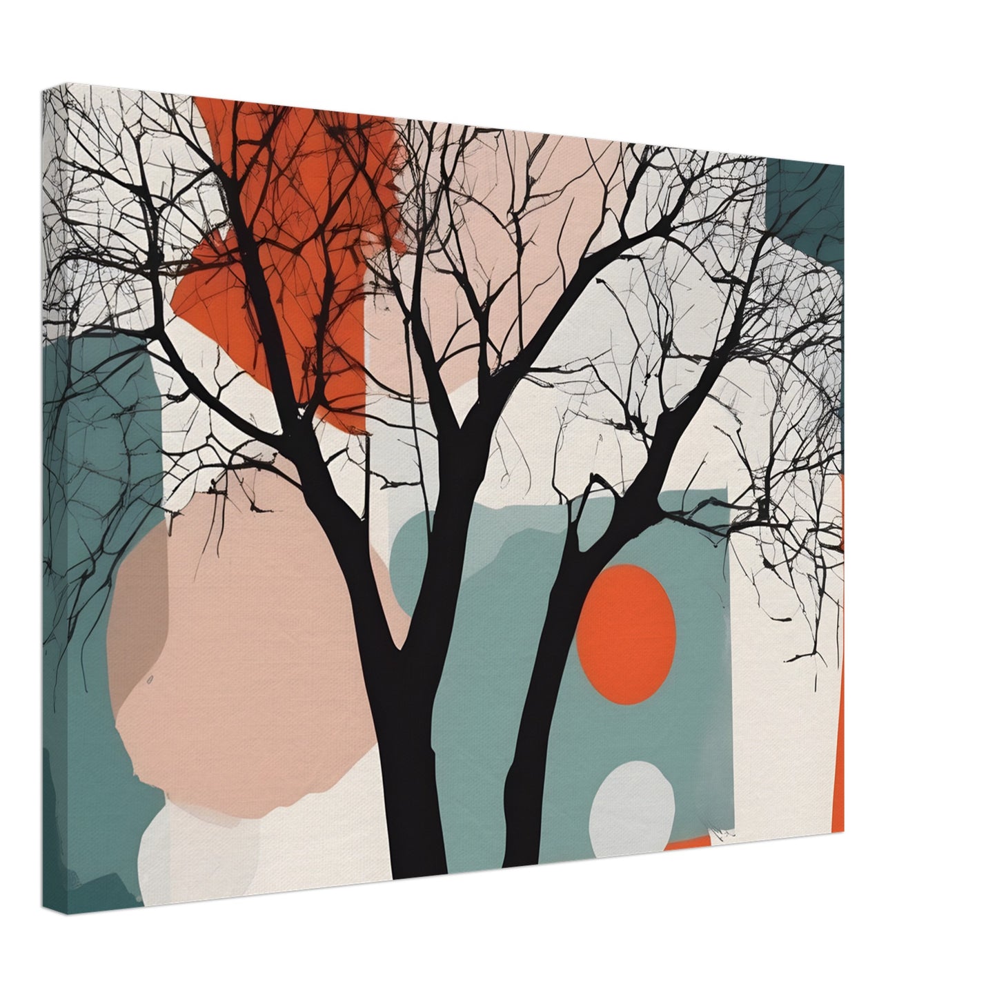 Whisper Trees Minimalist Abstract Wall Art