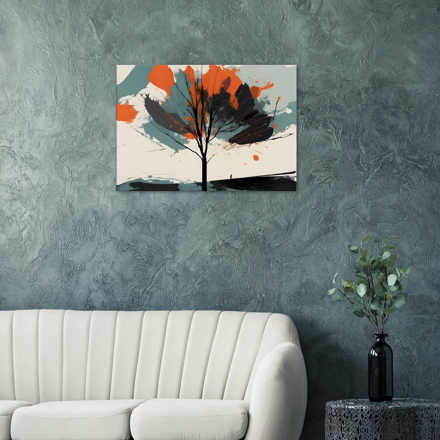 Ember Tree - Minimalist Abstract Wall Art