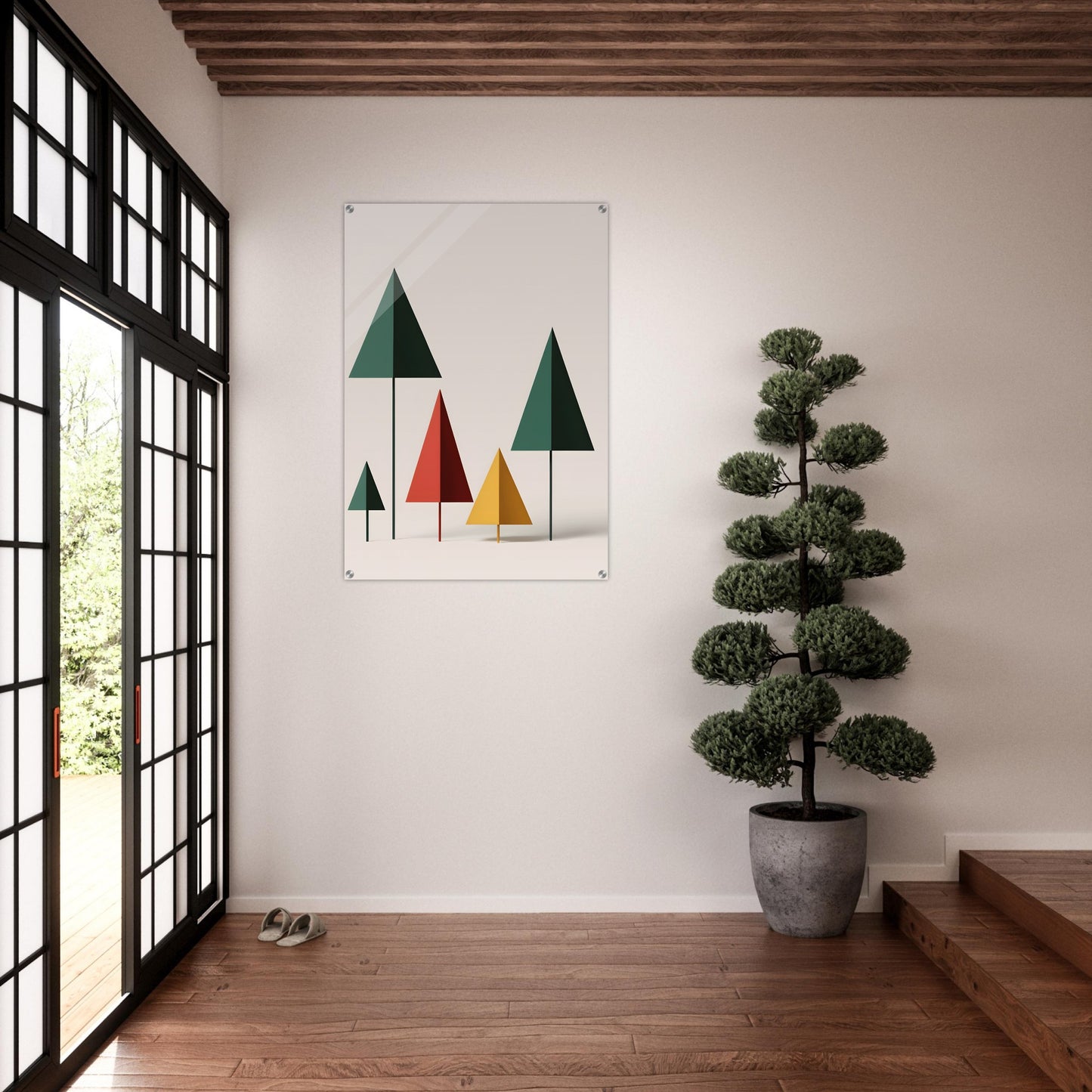 Christmas Trees - Minimalist Acrylic Wall Art