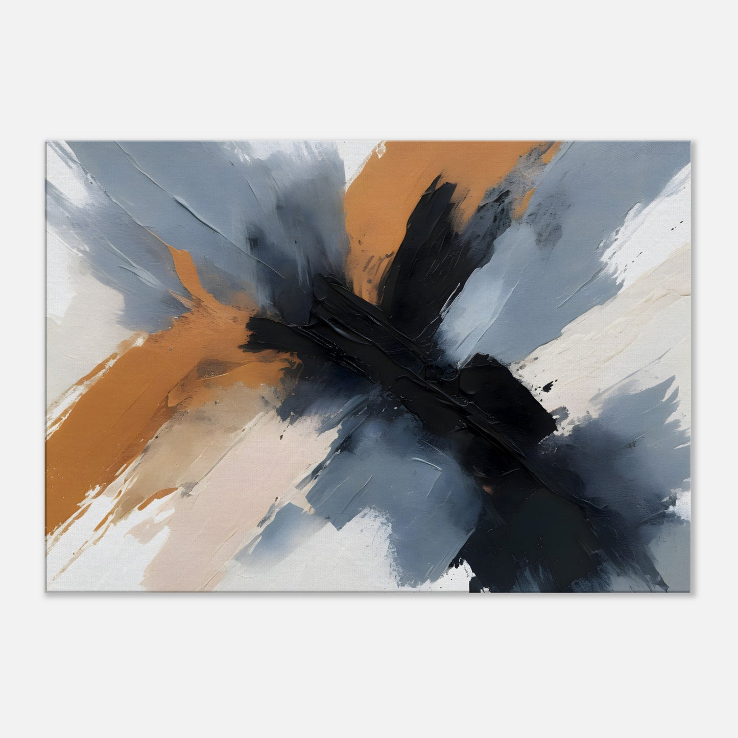 Elegant Chaos: Abstract Minimalist Canvas Art