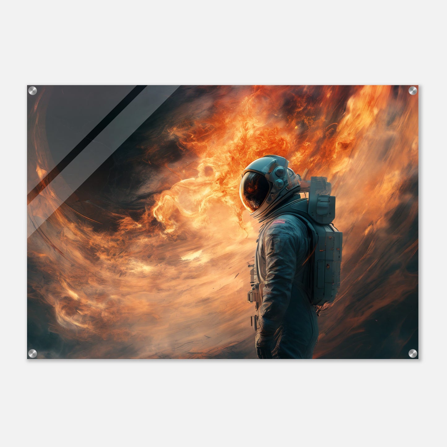 Acrylic print, plexiglass, wall art,Beyond the Flame