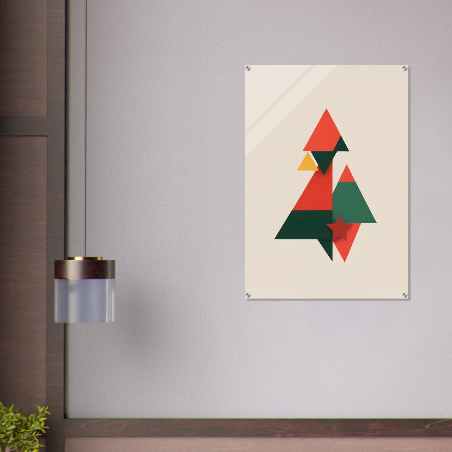 Holiday Harmony - Minimalist Abstract Christmas Art